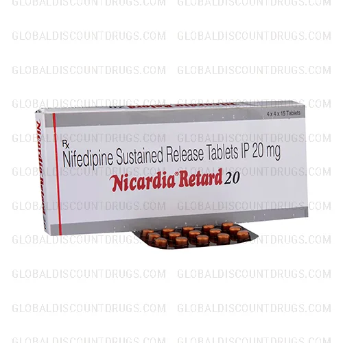 Nifedipine Retard 20mg tablets