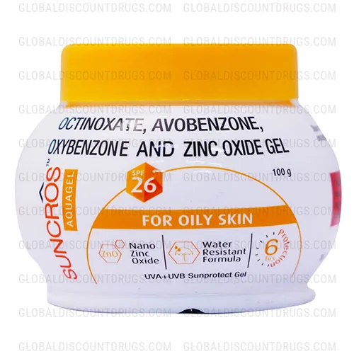 Buy Octinoxate-Avobenzone-Oxybenzone-Zinc Oxide 7.5 -2 -3 -2 -100g Gel bottle online