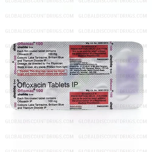 Ofloxacin 100mg strip
