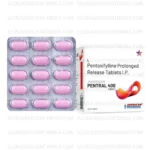 Pentoxifylline 400mg tablet