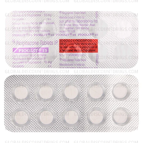 Pioglitazone 15mg strip