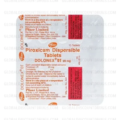 Piroxicam 20mg strip