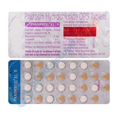 Buy Prazosin ER 5mg (Prazopress XL 5mg) tablets online