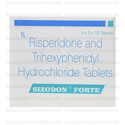 Risperidone Trihexyphenidyl 4mg 2mg tablets