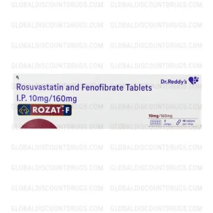 Rosuvastatin Fenofibrate 10mg 160mg tablets