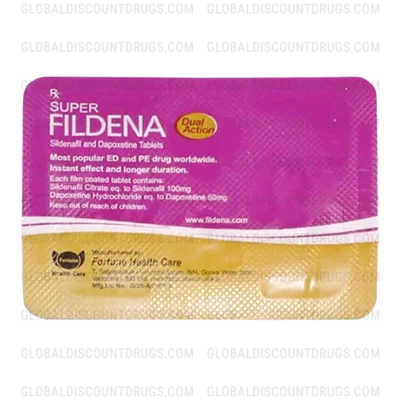 Buy Sildenafil Citrate Dapoxetine 100mg 60mg strip online