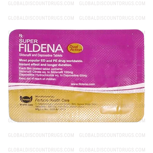 Buy Sildenafil Citrate Dapoxetine 100mg 60mg strip online