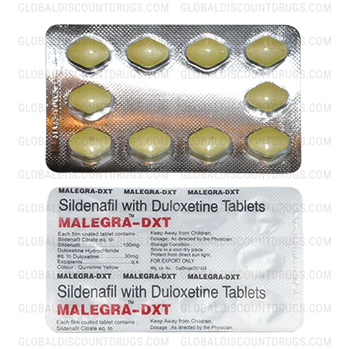 Buy Sildenafil Citrate Duloxetine 100mg 30mg strip online