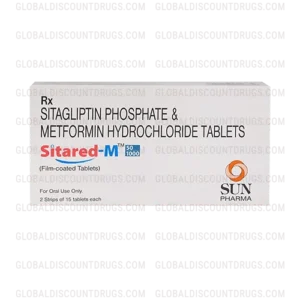 Sitagliptin Phosphate Metformin Hydrochloride 50mg 1000mg tablets