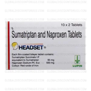 Sumatriptan Naproxen 85mg 500mg tablets