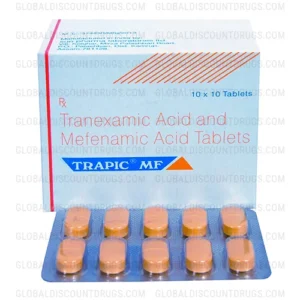 Tranexamic Acid Mefenamic Acid 500mg 250mg tablets