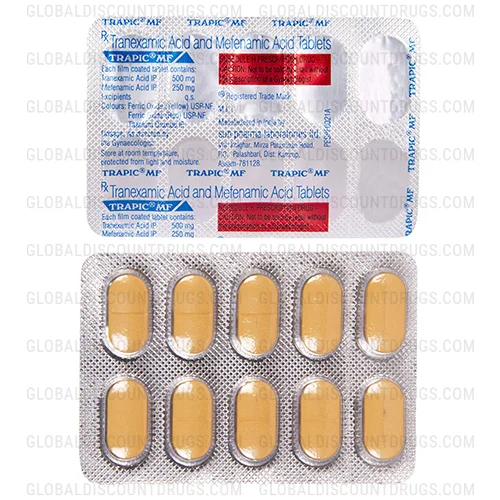 Buy Tranexamic Acid Mefenamic Acid 500mg 250mg strip online