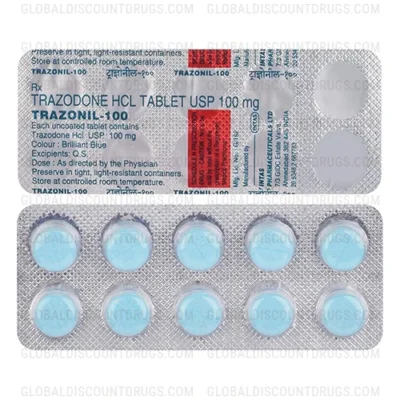 Buy Trazodone 100mg strip online