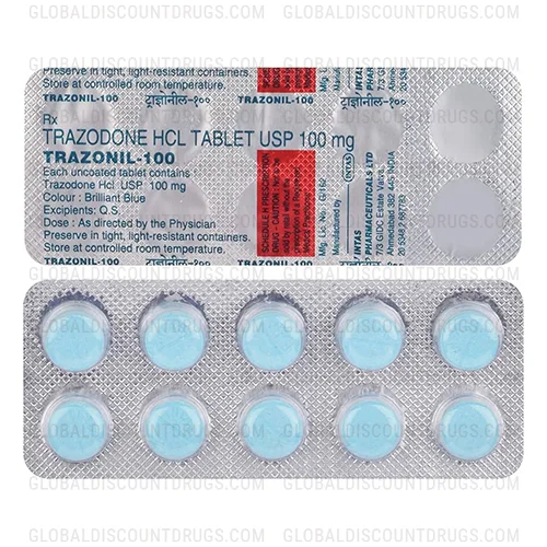Buy Trazodone 100mg strip online