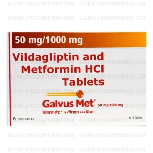 Vildagliptin Metformin 50mg 1000mg tablets