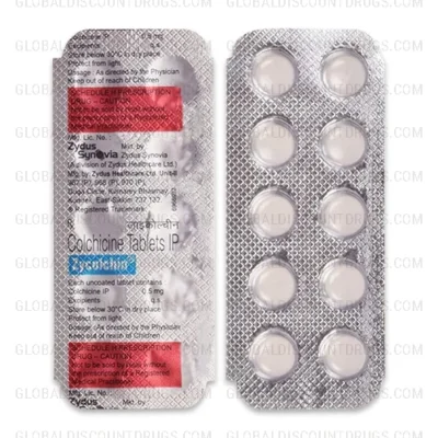 Buy Colchicine-0.5mg-strip online