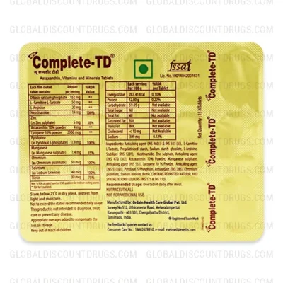 Buy Complete-TD-Tablets-strip online