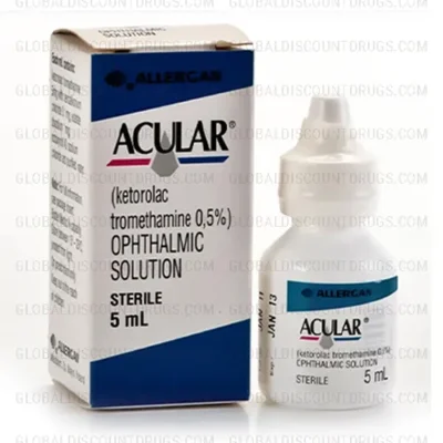 Ketorolac Tromethamine 0.5% 5ml bottles