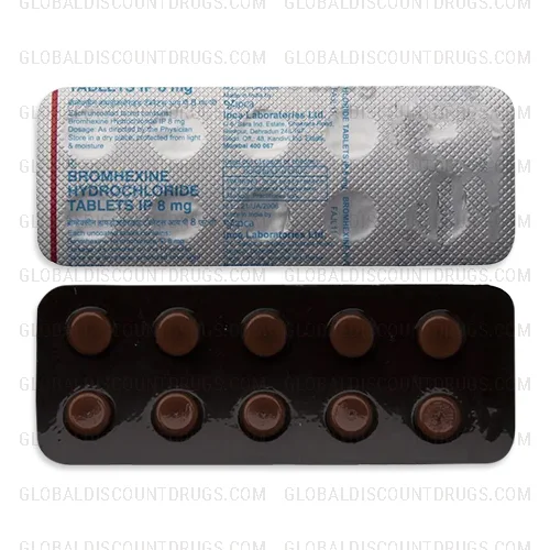 Buy Bromhexine-8mg-strip online