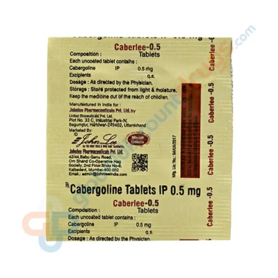 Cabergoline-0.5mg-Caberlee-0.5-Mg-Tablet