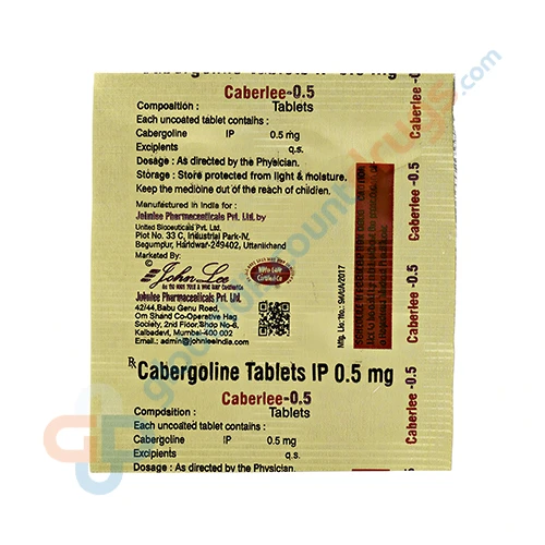 Cabergoline-0.5mg-Caberlee-0.5-Mg-Tablet