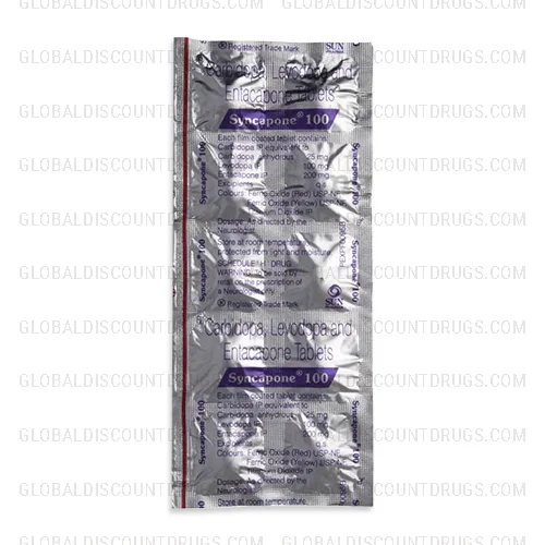 Buy Carbidopa–Levodopa–Entacapone-100-25-100-200mg-strip online
