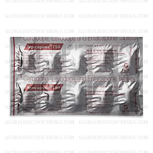 Buy Carbidopa–Levodopa–Entacapone-150-37.5-150-200mg-strip online