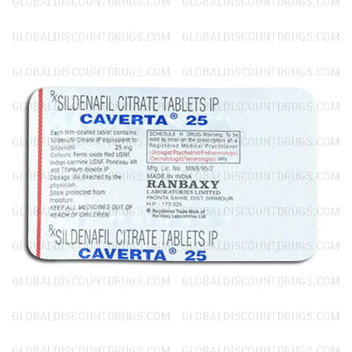 Buy Caverta 25mg strip online