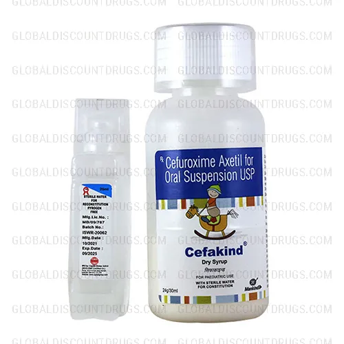Buy Cefuroxime 125MG Dry Syrup 30ml bottle online