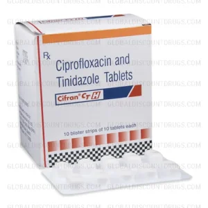 Buy Ciprofloxacin–Tinidazole-250mg–300mg online