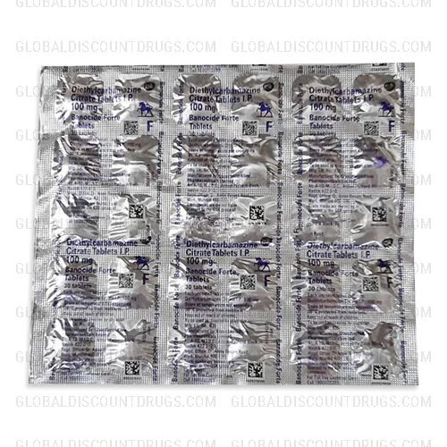 Buy Diethylcarbamazine-100mg-strip online