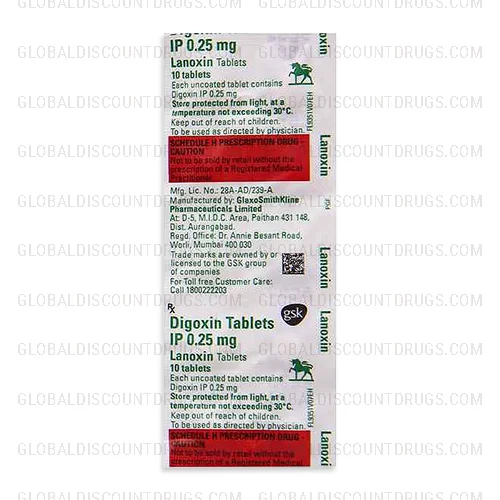 Buy Digoxin-0.25mg-strip online