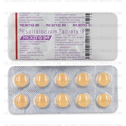 Buy Escitalopram-20mg-strip online