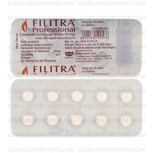 Buy Filitra-Professional-Vardenafil-strip online