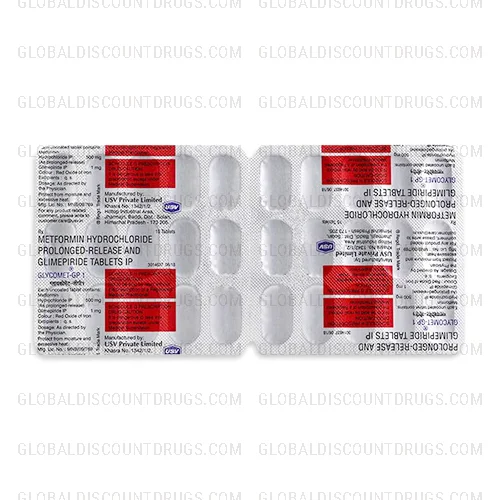 Buy Glimepiride-Metformin-1mg-500mg-strip online