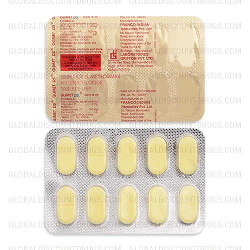 Buy Glipizide–Metformin-5-500mg-strip online