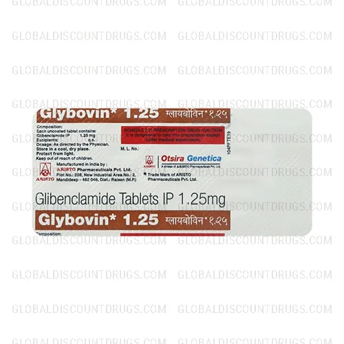 Buy Glyburide-Glibenclamide-1.25Mg-strip online