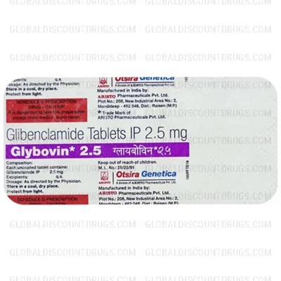 Buy Glyburide-Glibenclamide-2.5Mg-strip online
