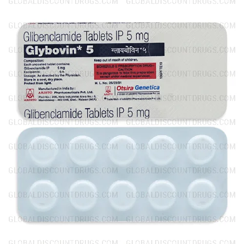 Buy Glyburide-Glibenclamide-5mg-strip online