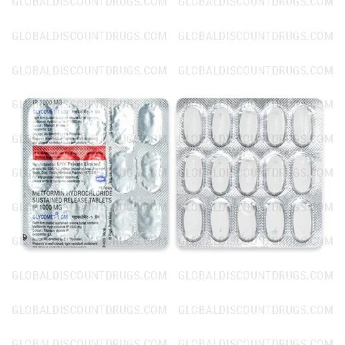 Buy Glycomet-SR-1gm-strip online