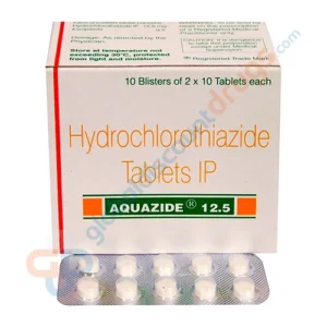 Buy Hydrochlorothiazide 12.5mg Aquazide 12.5 tablet online