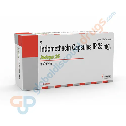 Buy Indomethacin 25mg (Indoga 25mg Capsule 10’s)[1] online