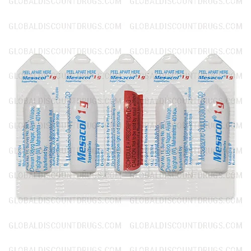 Buy Mesacol-1g-Suppository-Suppositories online
