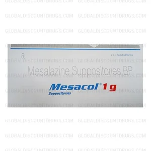 Mesalamine Mesalazine 500mg Suppositories sachets