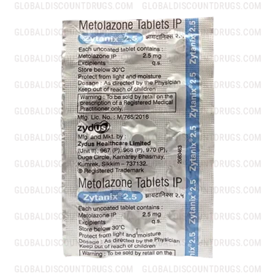 Metolazone-2.5mg-Tablets-Zytanix-2.5mg