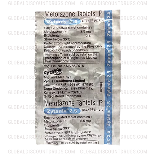 Metolazone-2.5mg-Tablets-Zytanix-2.5mg