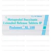 Metoprolol XL 100mg tablets