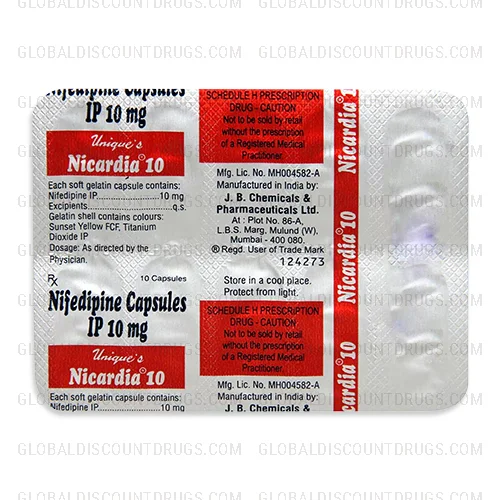 Buy Nifedipine-10mg-strip online