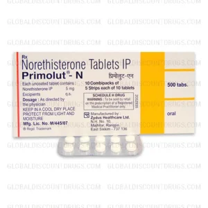Buy Norethindrone-Norethisterone-5mg online