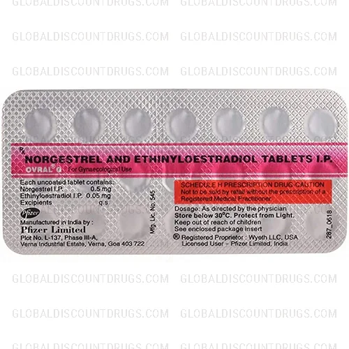 Buy Norgestrel-Ethinyl-Estradiol-0.5mg-0.05mg-strip online